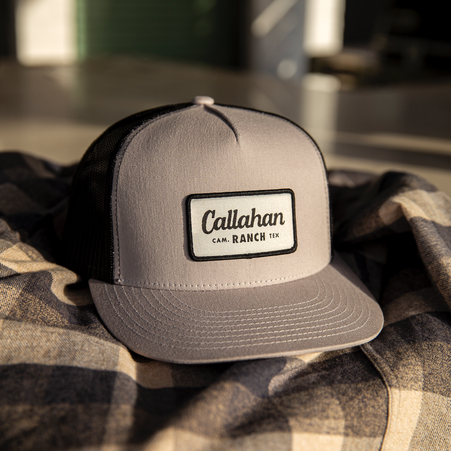 Callahan Ranch Trucker Hat (Flat Brim)