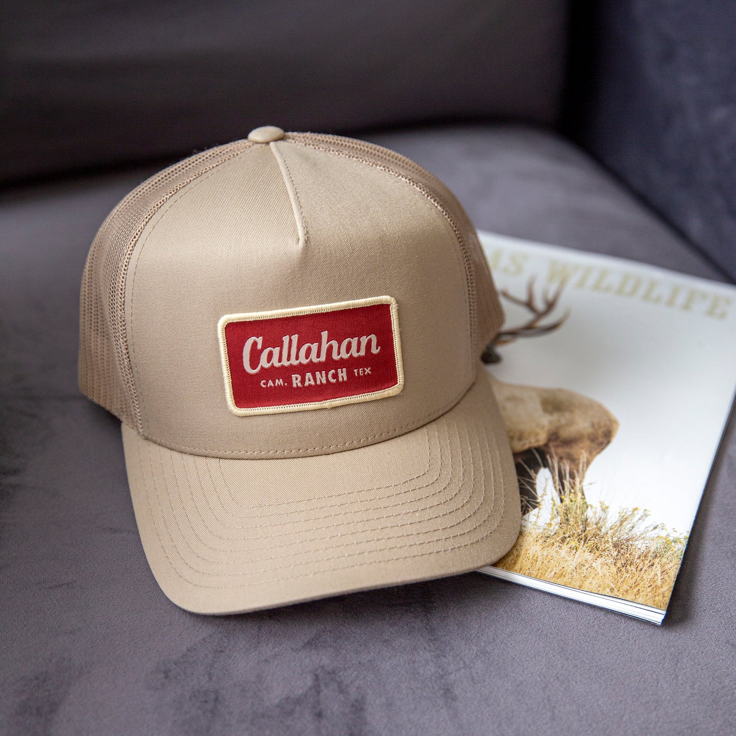 Callahan Ranch Tan Trucker Hat